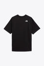 Black cotton oversize t-shirt with chest logo - NSE Patch S/S Tee  