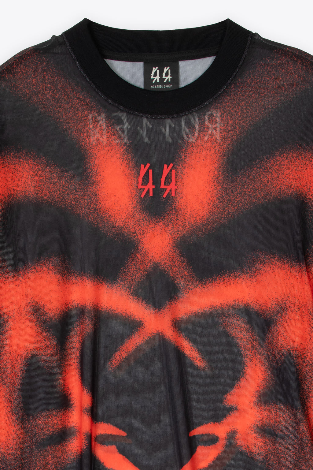 alt-image__T-shirt-in-mesh-nero-e-rosso-con-stampa-tribal---Rotten-Longsleeve