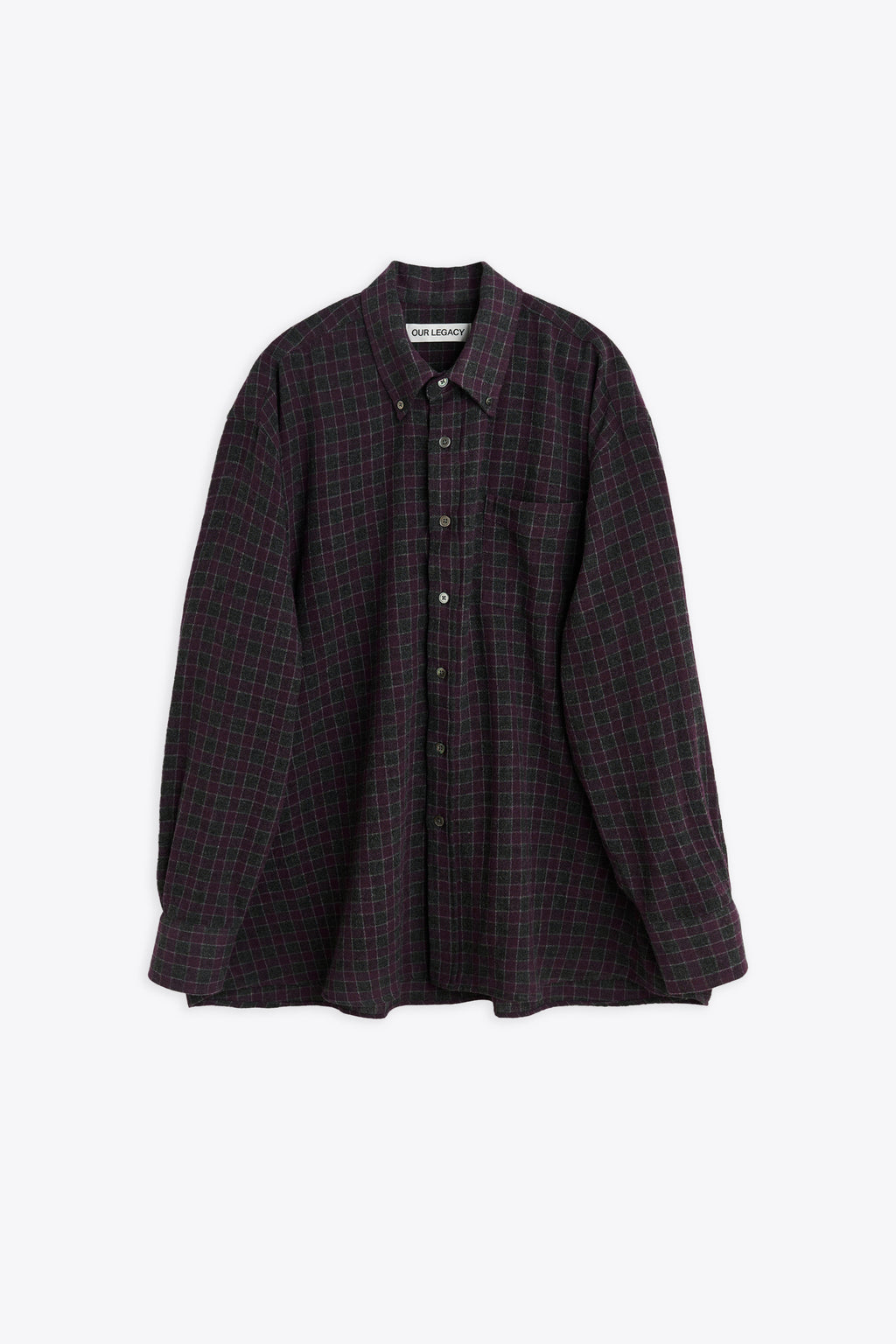 alt-image__Camicia-in-flanella-a-quadri-grigio-e-viola---Borrowed-BD-Shirt