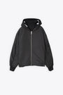 Black nylon reversible hooded jacket - Reverso Jacket 