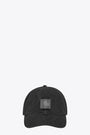 Cappello nero in canvas con visiera - Canvas Cap 