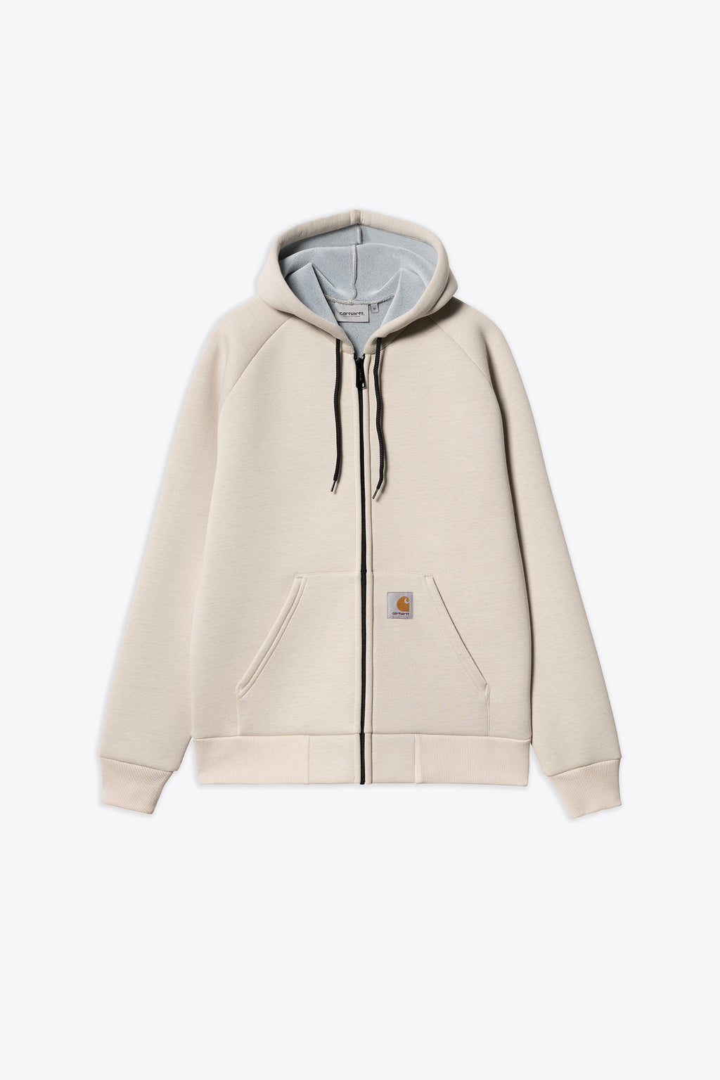 alt-image__Felpa-in-neoprene-beige-chiaro-con-cappuccio---Car-Lux-Hooded-Jacket