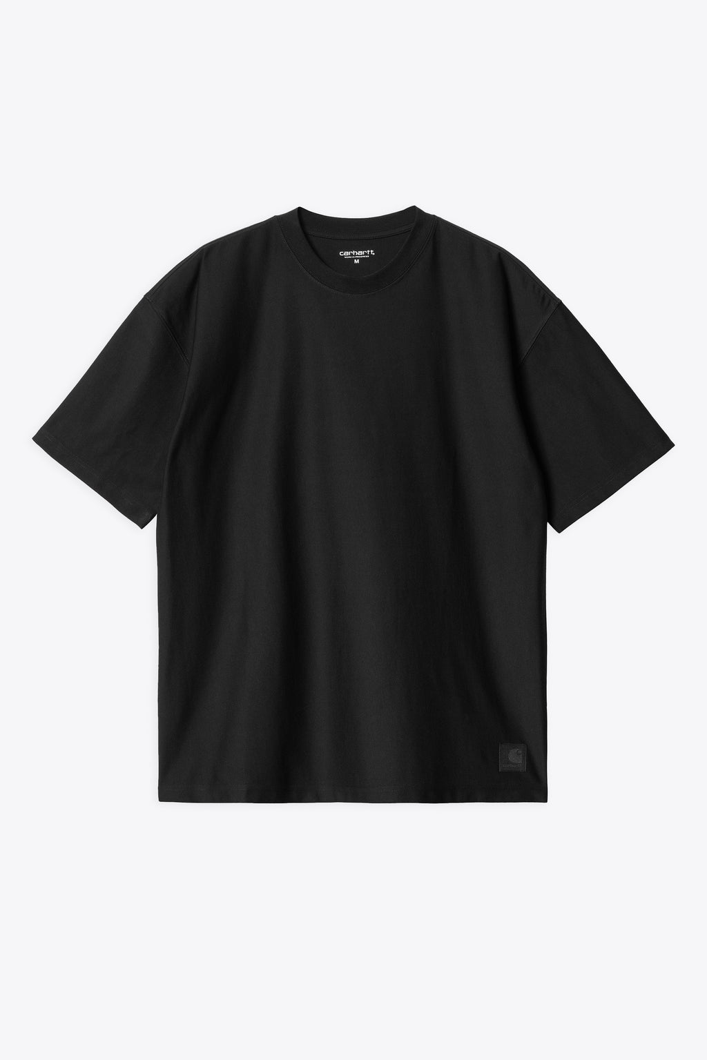 alt-image__T-shirt-nera-in-cotone-con-logo-tono-su-tono---S/S-Dawson-T-Shirt