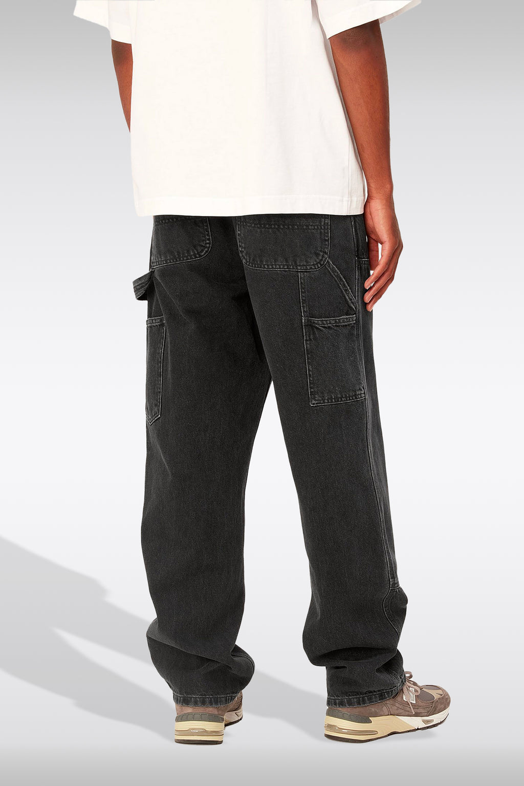 alt-image__Pantalone-workwear-in-denim-nero-lavato---Single-Knee-Pant