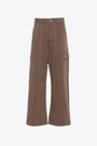 Pantalone cargo in cotone marrone - Cargo Trousers 