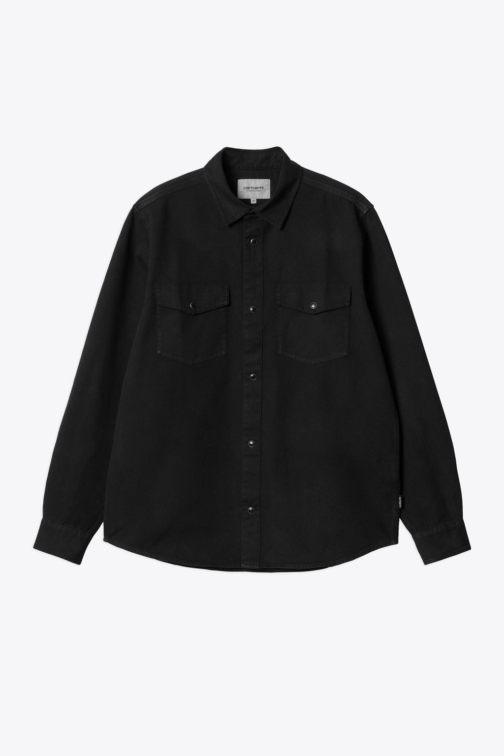 alt-image__Camicia-nera-in-twill-con-manica-lunga-e-tasche-al-petto---L/S-Santa-Fe-Shirt