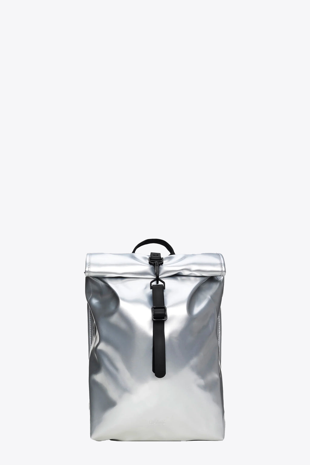 alt-image__Mirrored-silver-pvc-rolltop-backpack---Rolltop-Rucksack-Mini