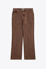 Brown denim 5 pockets bootcut jeans - 70s Cut 