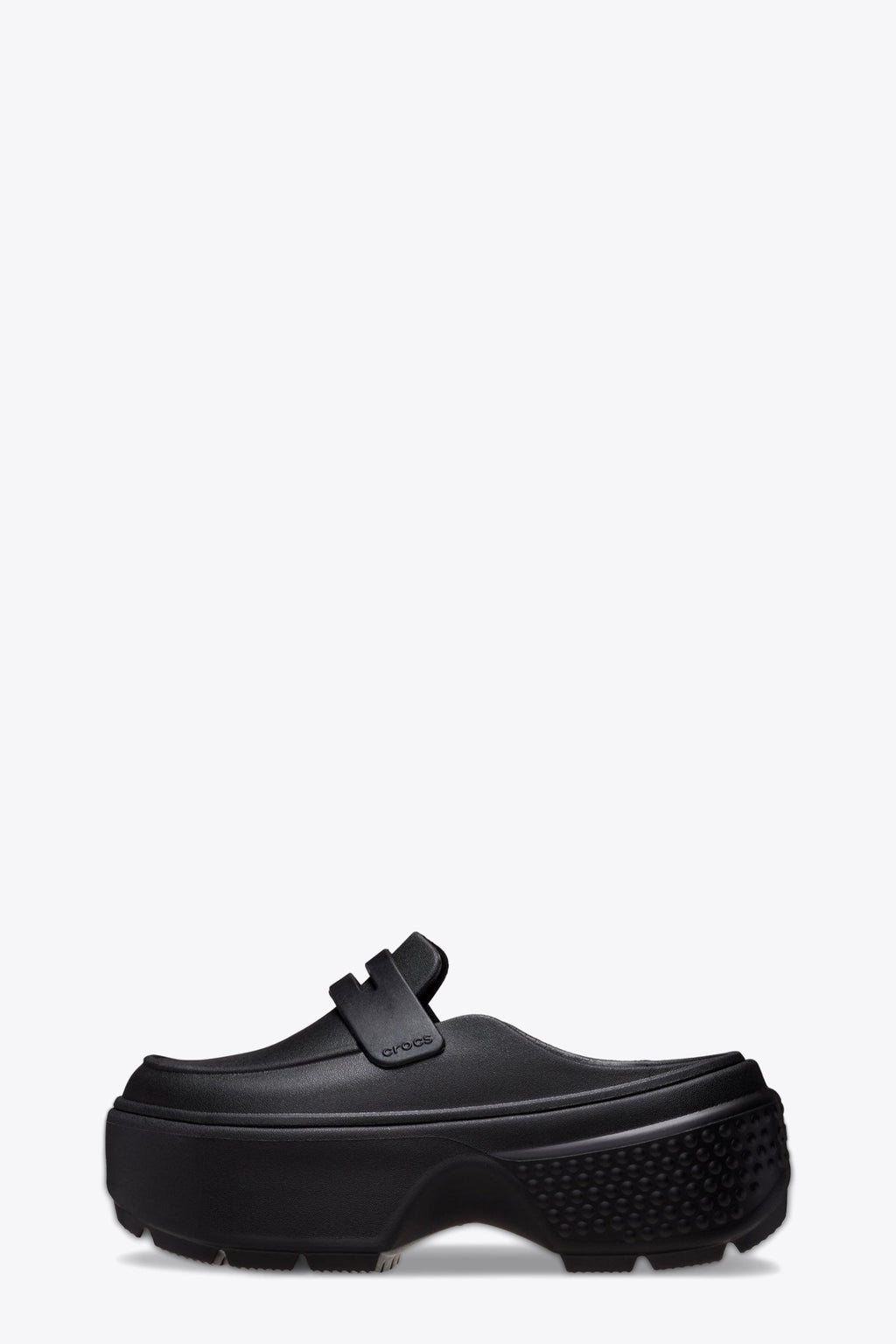 alt-image__Black-rubber-slip-on-loafer-with-platform-sole---Stomp-Loafer