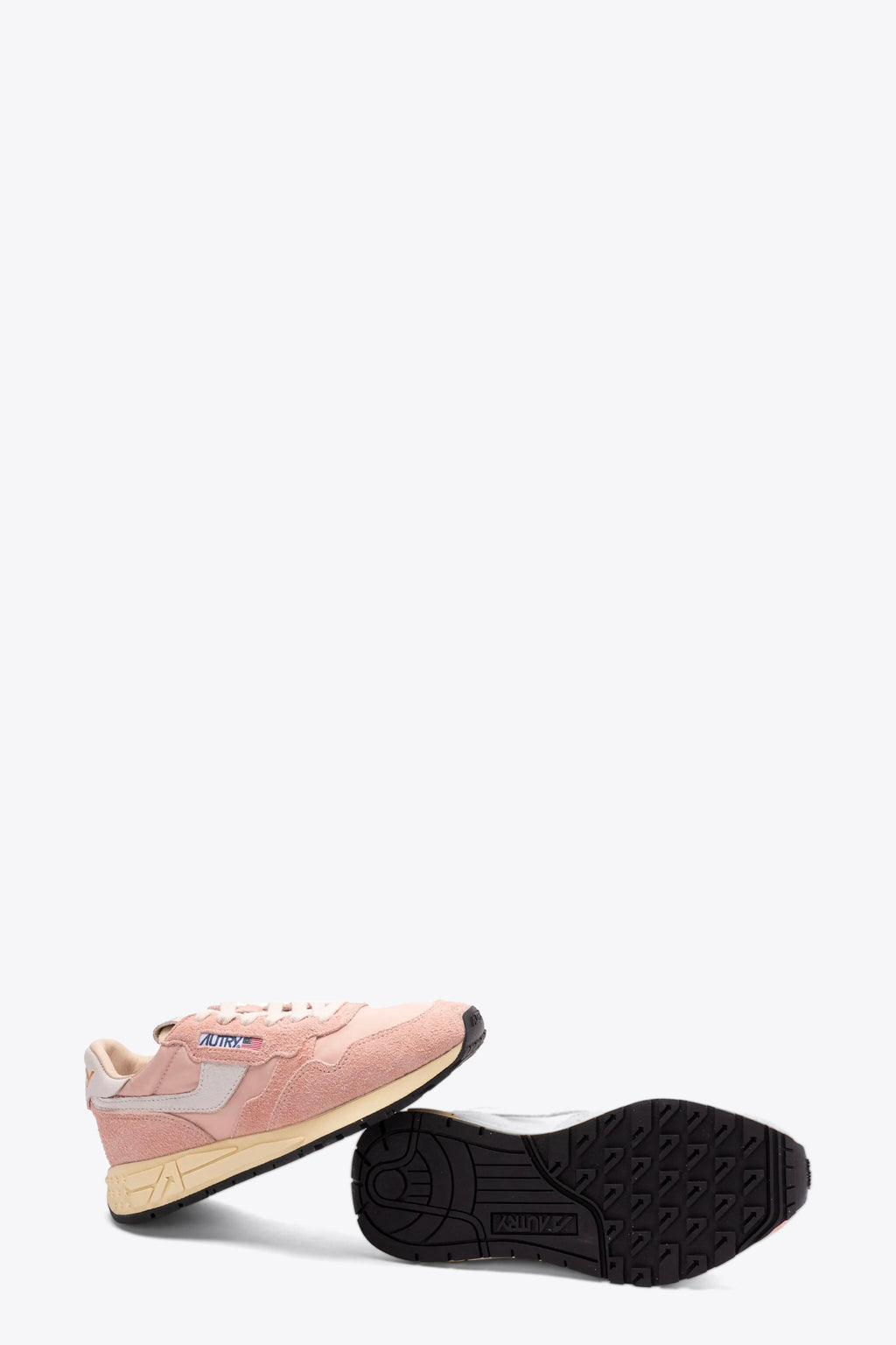 alt-image__Pink-nylon-and-suede-low-sneaker---Reelwind-Low