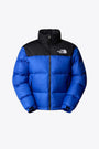 Royal blue and black puffer jacket - Men's 1996 retro nuptse jacket 