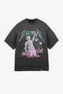 Vintage black cotton t-shirt with graphic print and text - Metallica Justice T-Shirt 