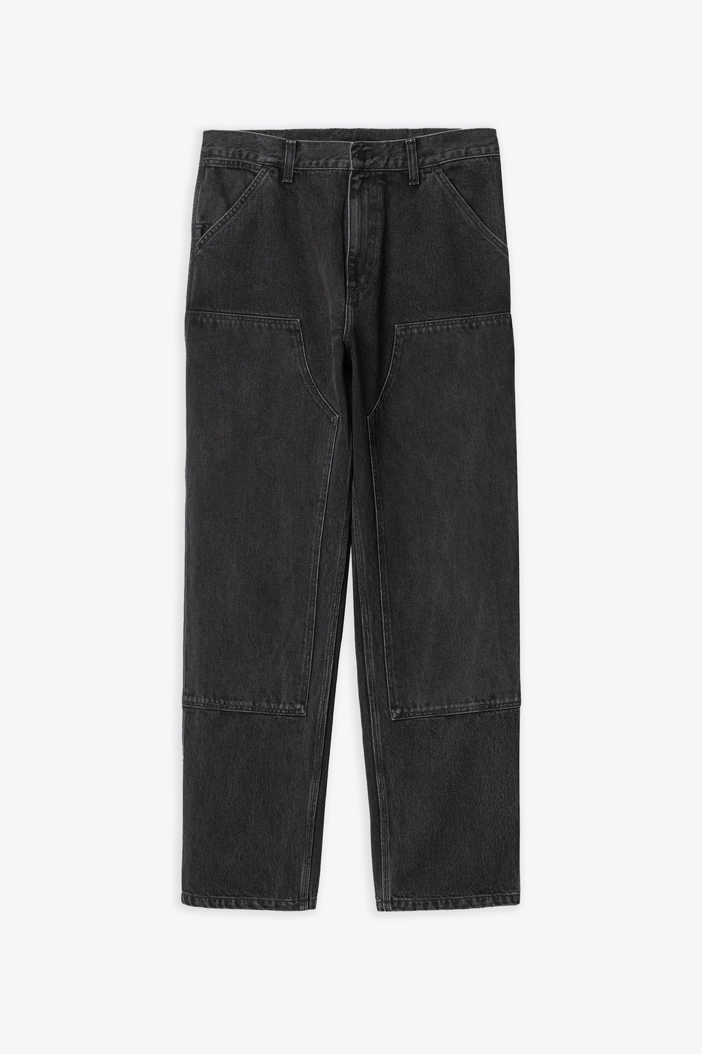 alt-image__Pantalone-workwear-in-denim-nero-lavato---Single-Knee-Pant