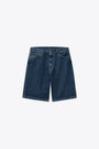 Mid-blue denim baggy shorts - Landon Short  