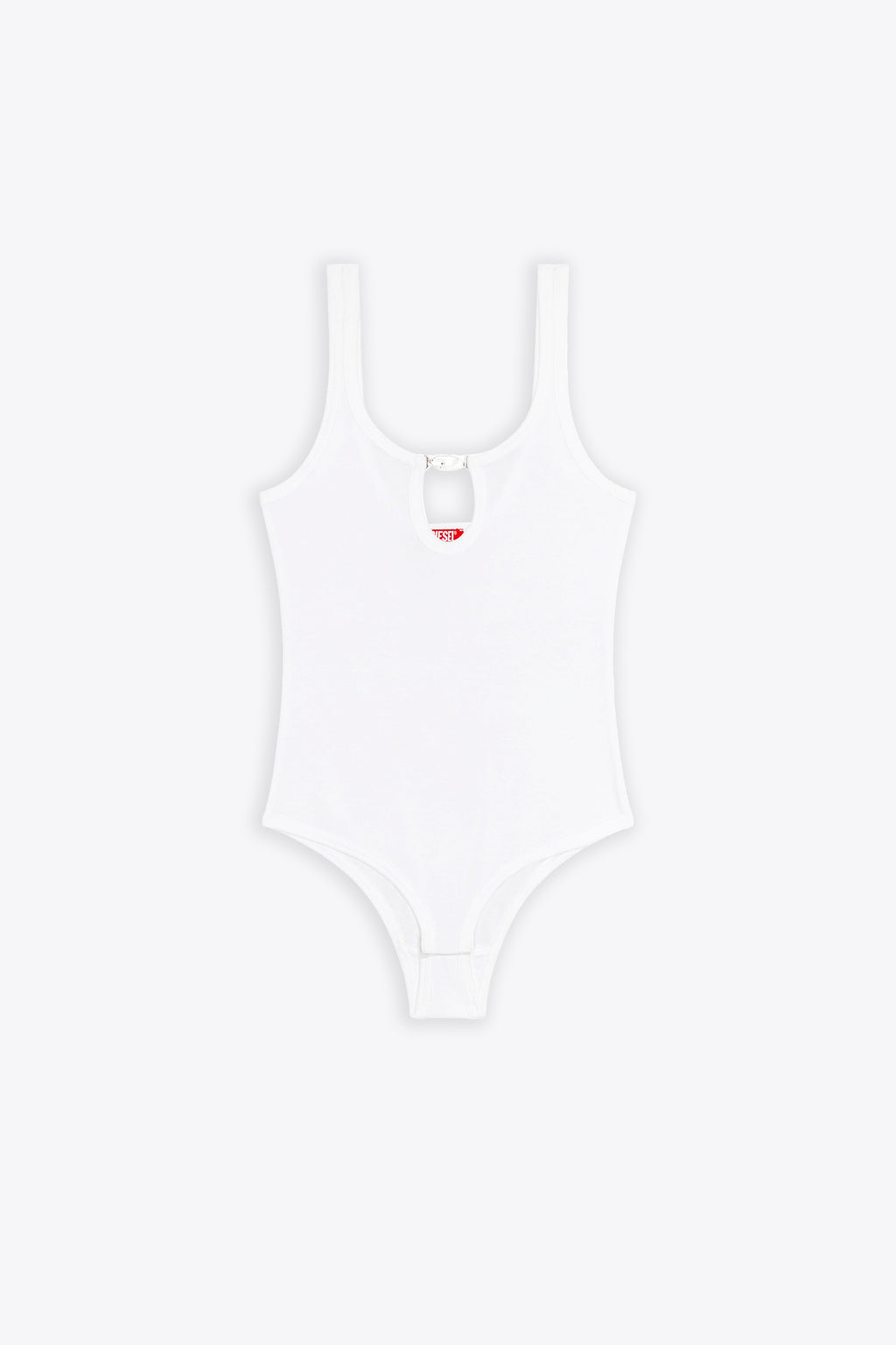 alt-image__Body-in-cotone-a-coste-bianco-con-logo-in-metallo---Ufby-D-Oval-Cotton-Rib-Bodysuit