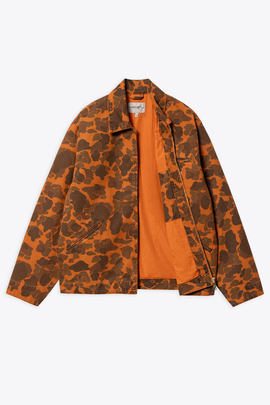 alt-image__Giacca-in-canvas-camouflage-arancione---Duck-Detroit-Jacket