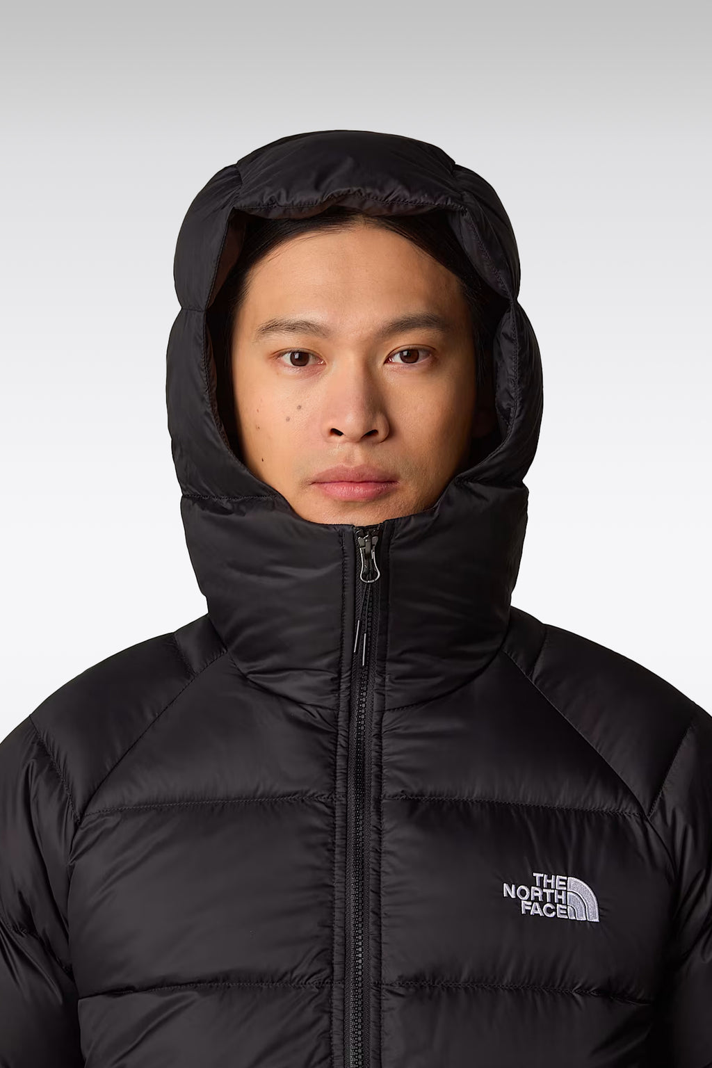 alt-image__Black-nylon-waterproof-hooded-down-jacket-with-raglan-sleeves---M-Hydrenalite-Down-Hoodie