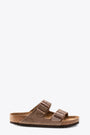 Ciabatta in pelle marrone tabacco - Arizona Oiled Leather 