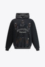 THOROUGHBRED HOODIE-Nero 