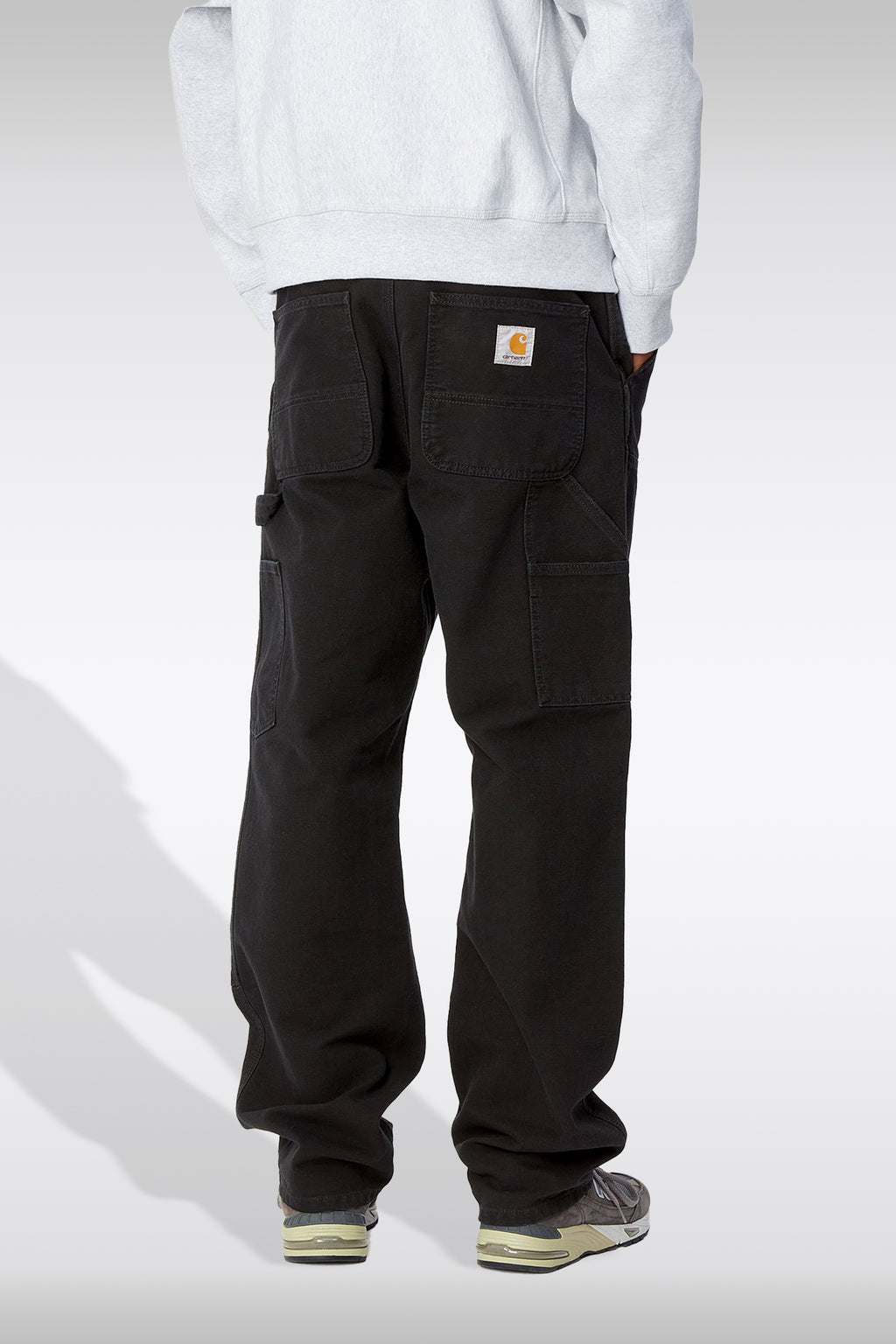 alt-image__Pantalone-workwear-in-canvas-nero---Double-Knee-Pant