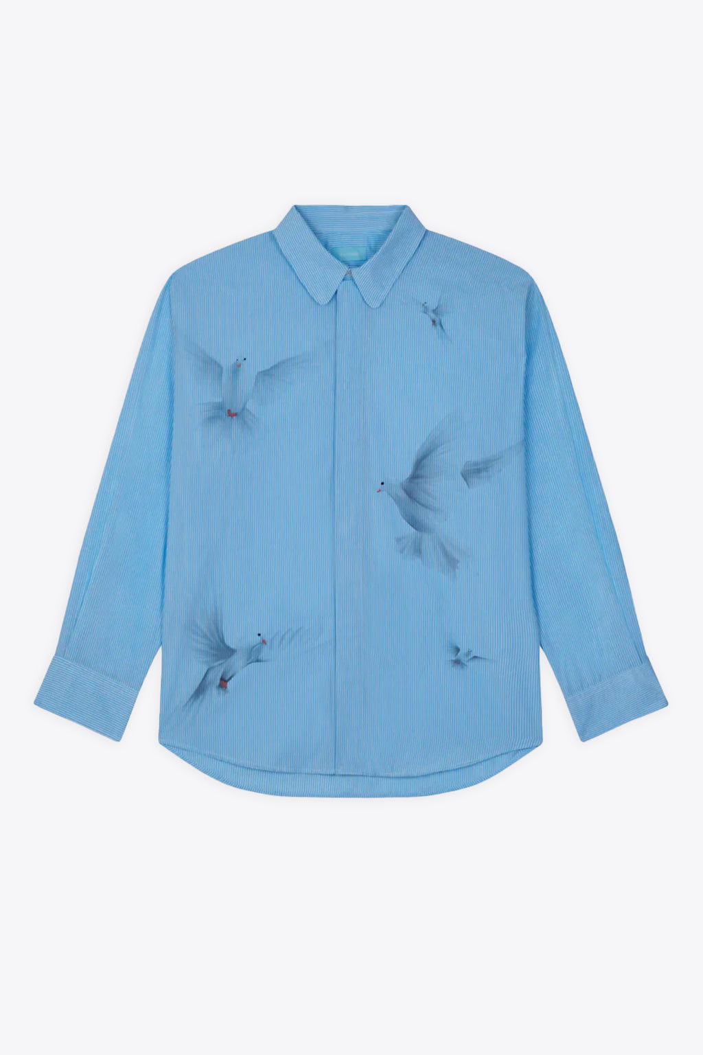 alt-image__Camicia-in-cotone-a-righe-bianco-e-celeste-con-stampa-digitale---Freedom-Doves-Button-Shirt