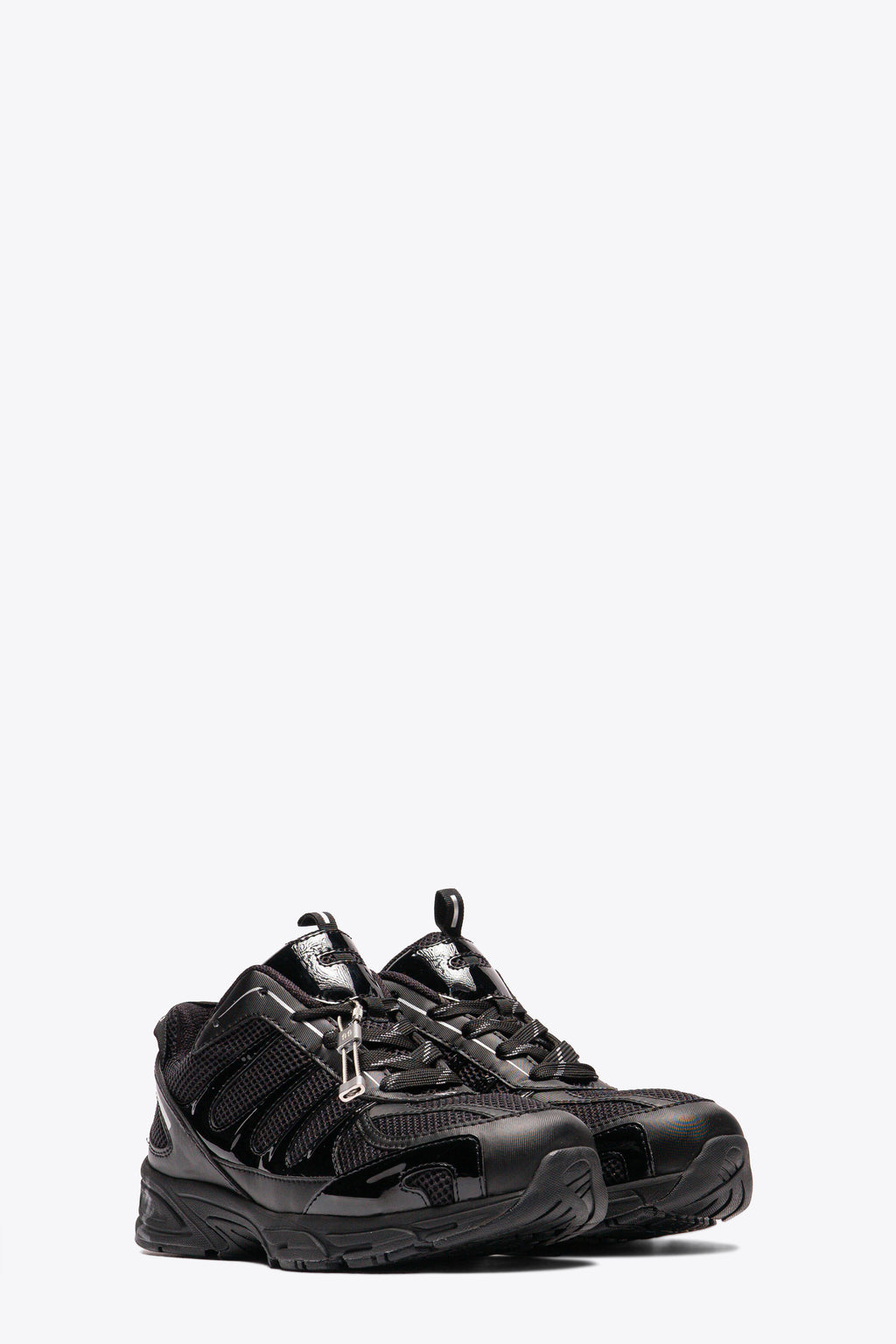 alt-image__Sneaker-bassa-in-mesh-e-pelle-nera