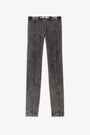 Grey washed jersey leggings with denim finish - Athena Dnm 