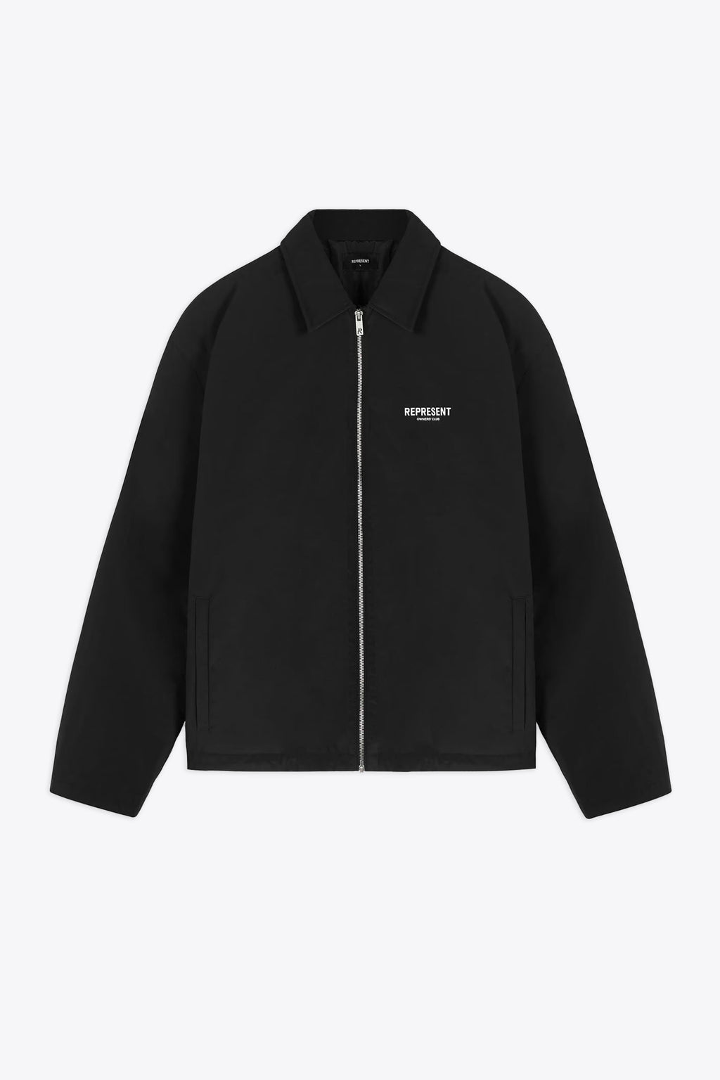 alt-image__Black-nylon-coach-jacket-with-chest-logo---Owners-Club-Coach-Jacket