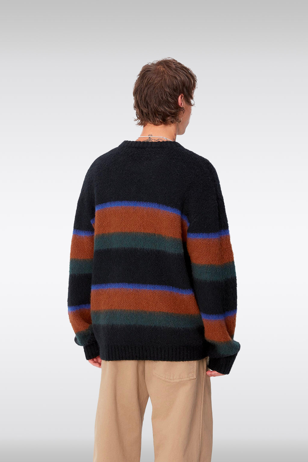 alt-image__Pullover-nero-in-misto-lana-a-righe-multicolor---Merton-Sweater