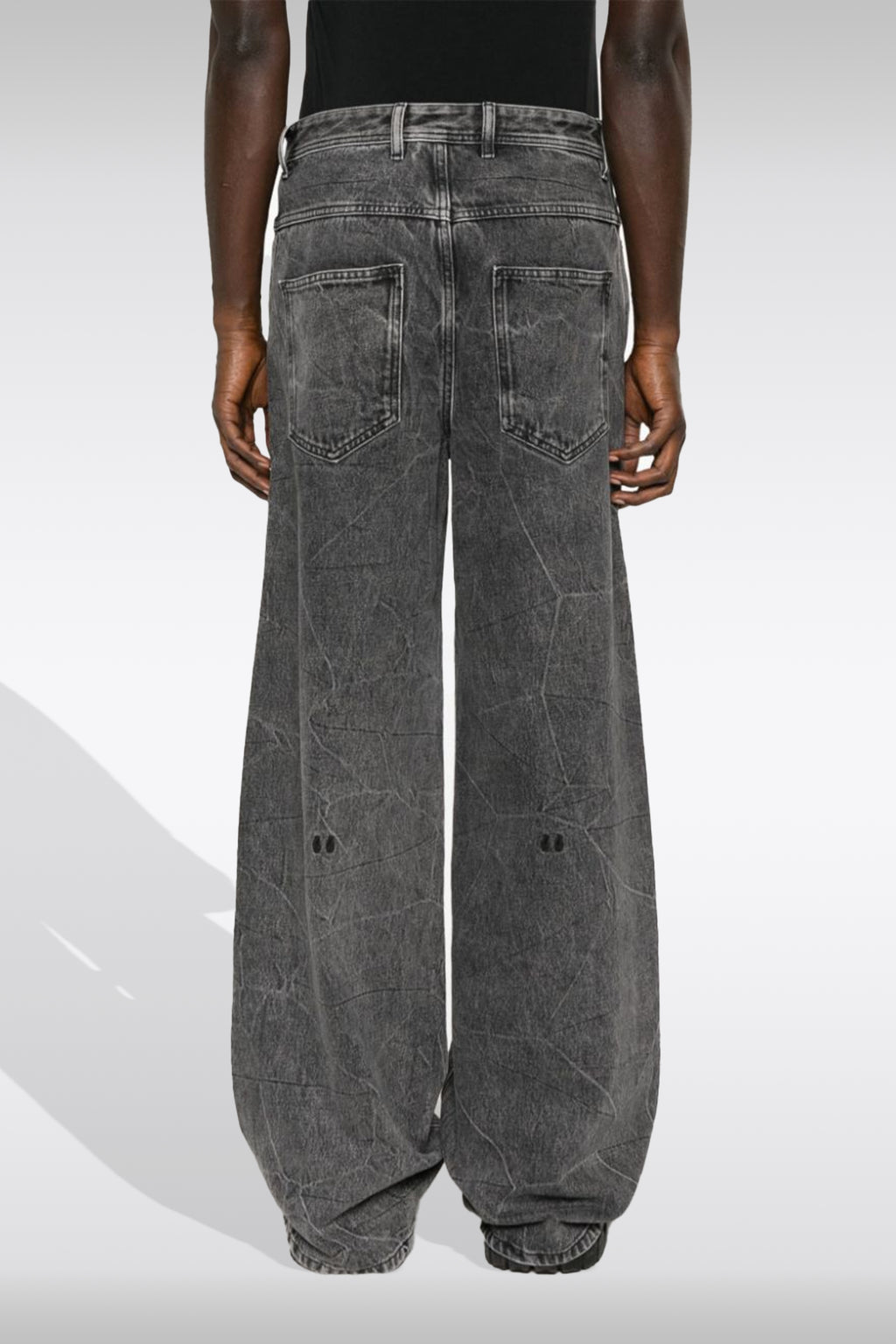 alt-image__Jeans-baggy-grigio-con-effetto-marmorizzato---Pappas-Club-Pant