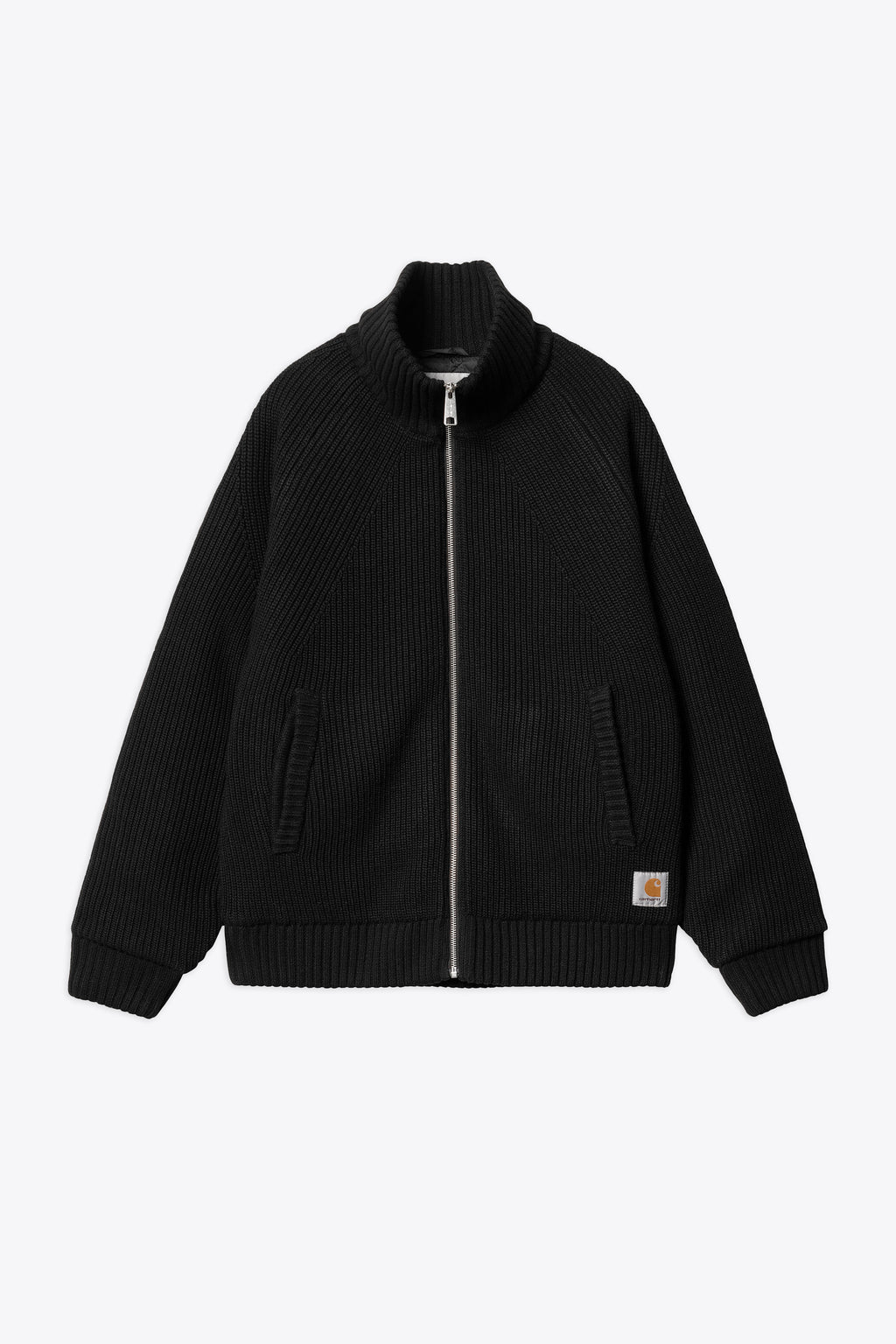 alt-image__Giubbotto-nero-in-lana-a-coste-con-zip---Banley-Sweater-Jacket