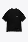 Black cotton t-shirt with chest and back logo print - Represent Owners Club T-Shirt 