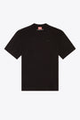 Black t-shirt with logo embroidery at back - T Boggy Megoval D 