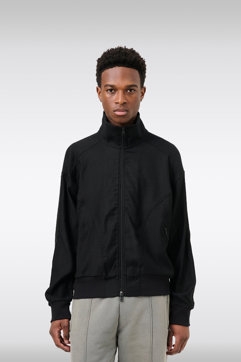 alt-image__Black-acetate-track-jacket-with-side-emrboidery---Track-Jacket-