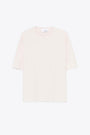 White ribbed cotton t-shirt - Vant Ophelia  