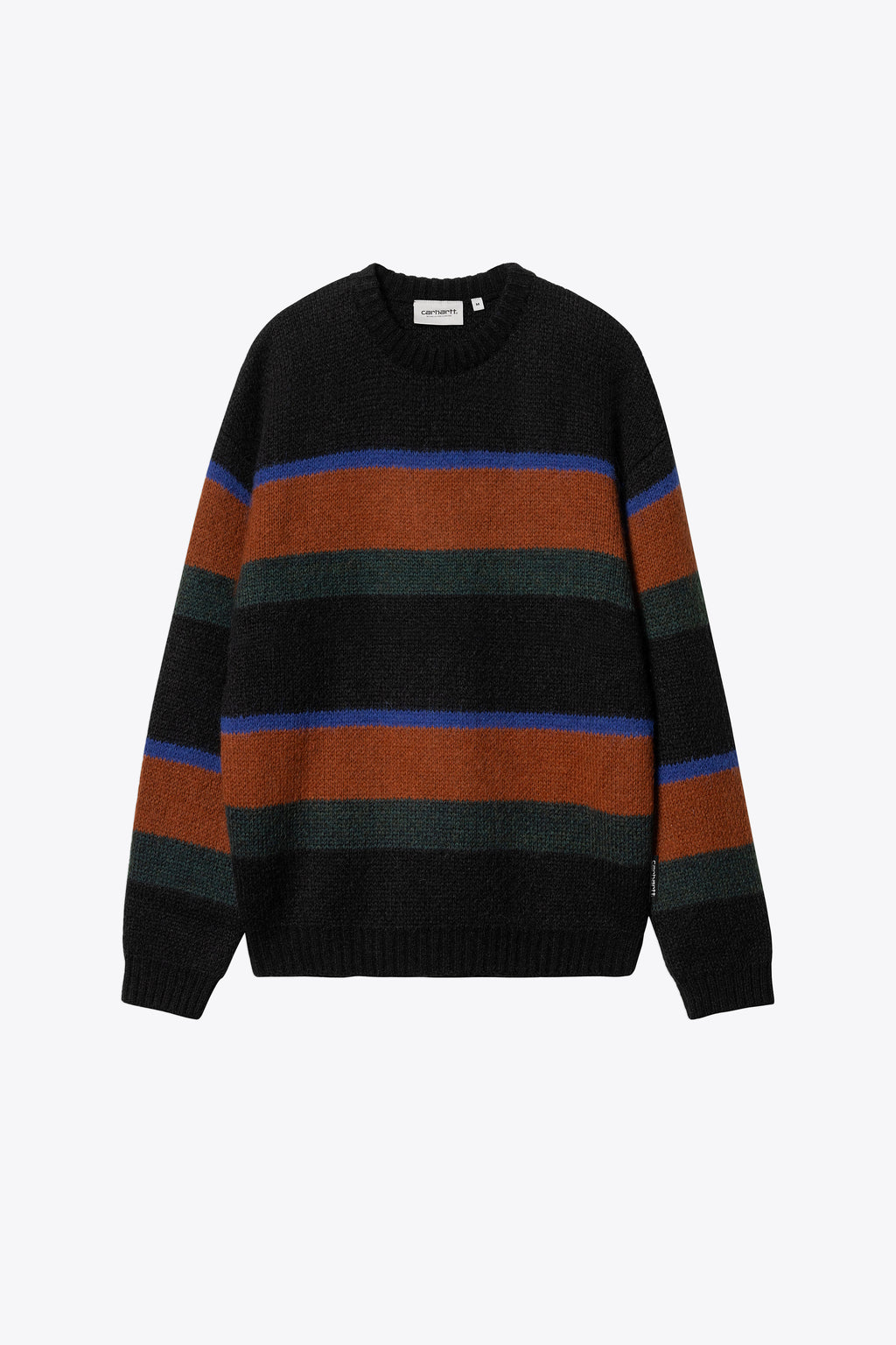 alt-image__Pullover-nero-in-misto-lana-a-righe-multicolor---Merton-Sweater