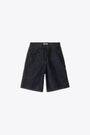 Dark blue denim baggy workwear shorts - W' Brandon Single Knee Short 