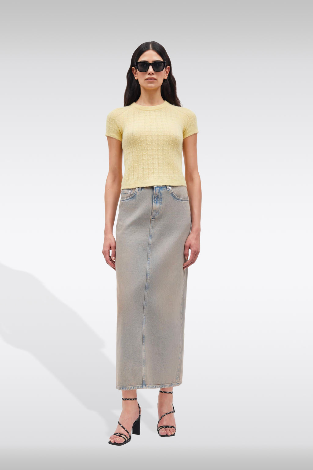 alt-image__Gonna-lunga-in-denim-sabbiato-blu-chiaro---Saelsie-Long-Skirt