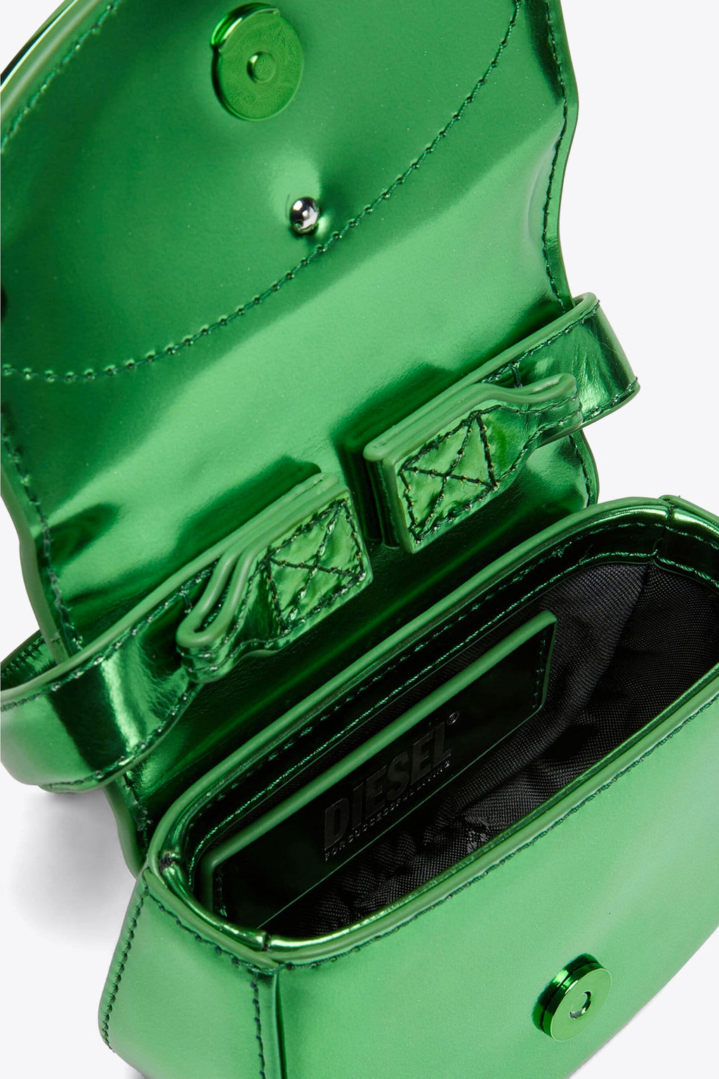 alt-image__Borsa-mini-in-pelle-specchiata-verde-con-logo-Oval-D---1-DR-XS-Crossbody-Bag