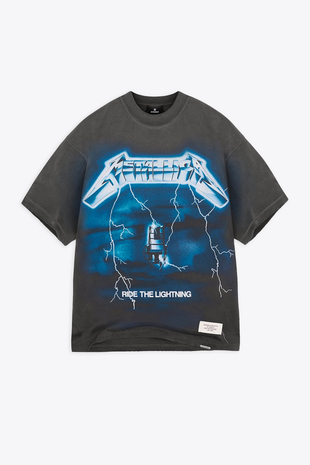 alt-image__T-shirt-grigia-in-cotone-lavato-in-collaborazione-con-Metallica---Metallica-Ride-The-Lightning-T-Shirt