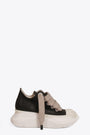 Sneaker bassa in denim cerato nero con lacci grossi - Jumbo Lace Abstract Low Sneak 