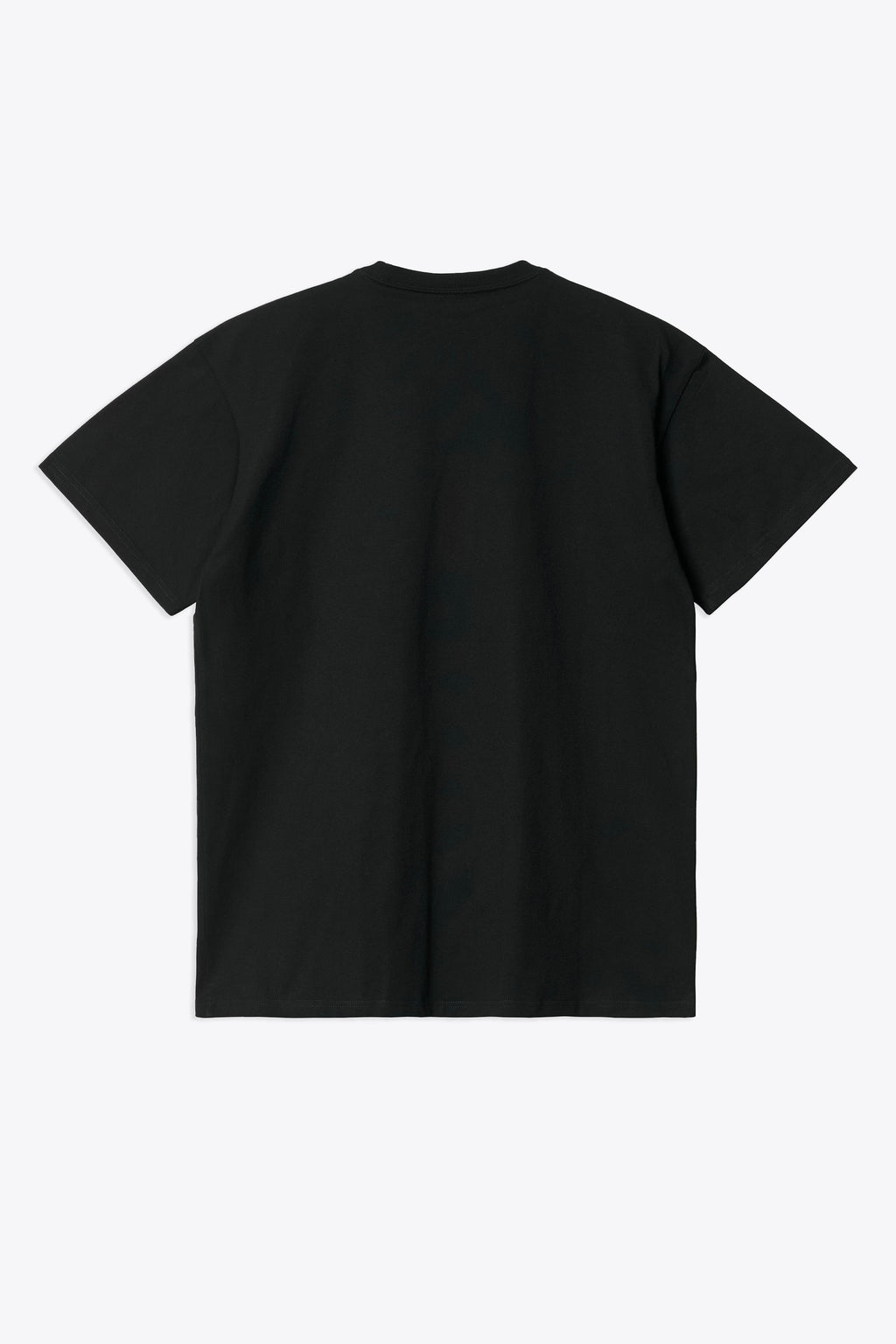 alt-image__T-shirt-nera-in-cotone-con-logo-ricamato-al-petto---S/S-Chase-T-Shirt