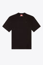 Black t-shirt with logo embroidery at the back - T Boggy Megoval D 