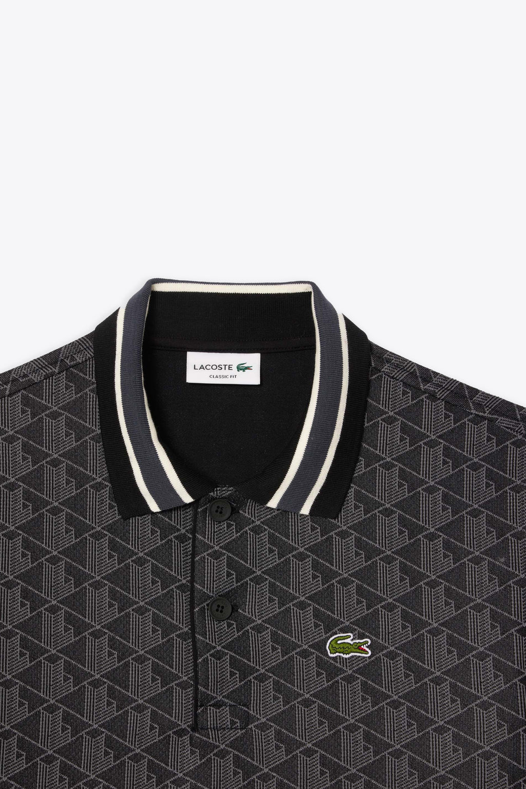 alt-image__Black-jacquard-polo-with-geometric-motif-