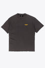 Grey cotton t-shirt with chest and back yellow logo print - Represent Owners Club T-Shirt 