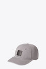 Grey canvas cap with front logo - Canvas Cap 