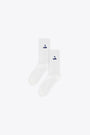 HEART LOGO SOCKS-Bianco 