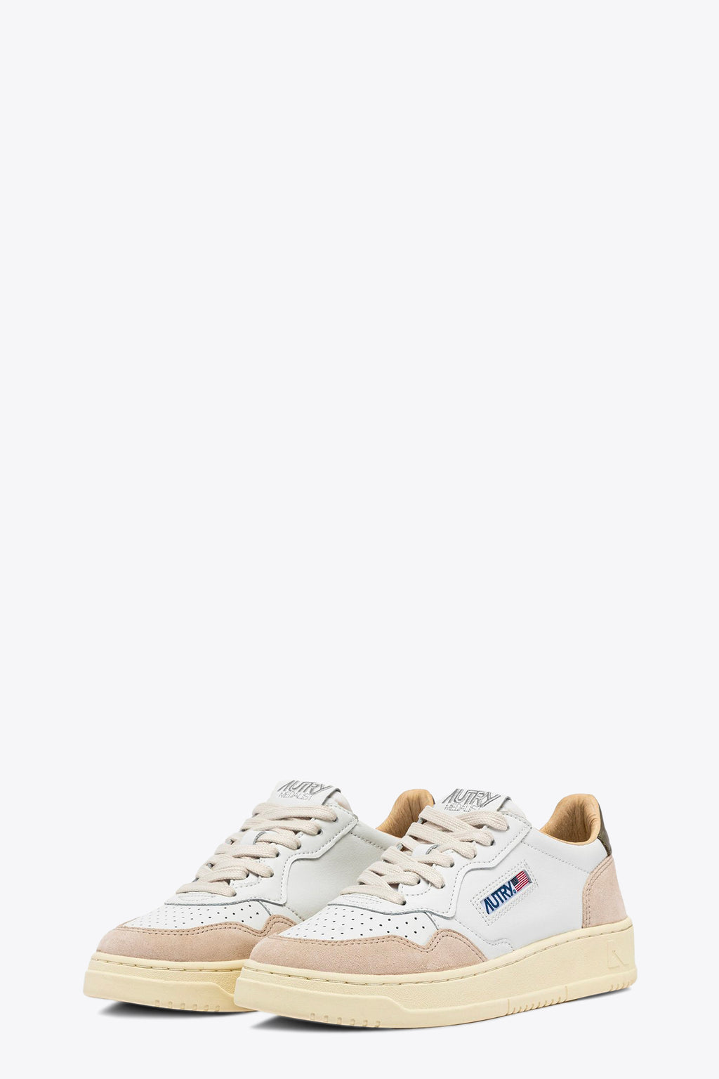 alt-image__White-leather-and-suede-low-sneaker-with-mud-green-back-tab---Medalist-Low-