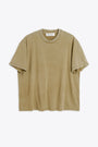 T-shirt in cotone verde oliva boxy fit in cotone - Box T-Shirt 