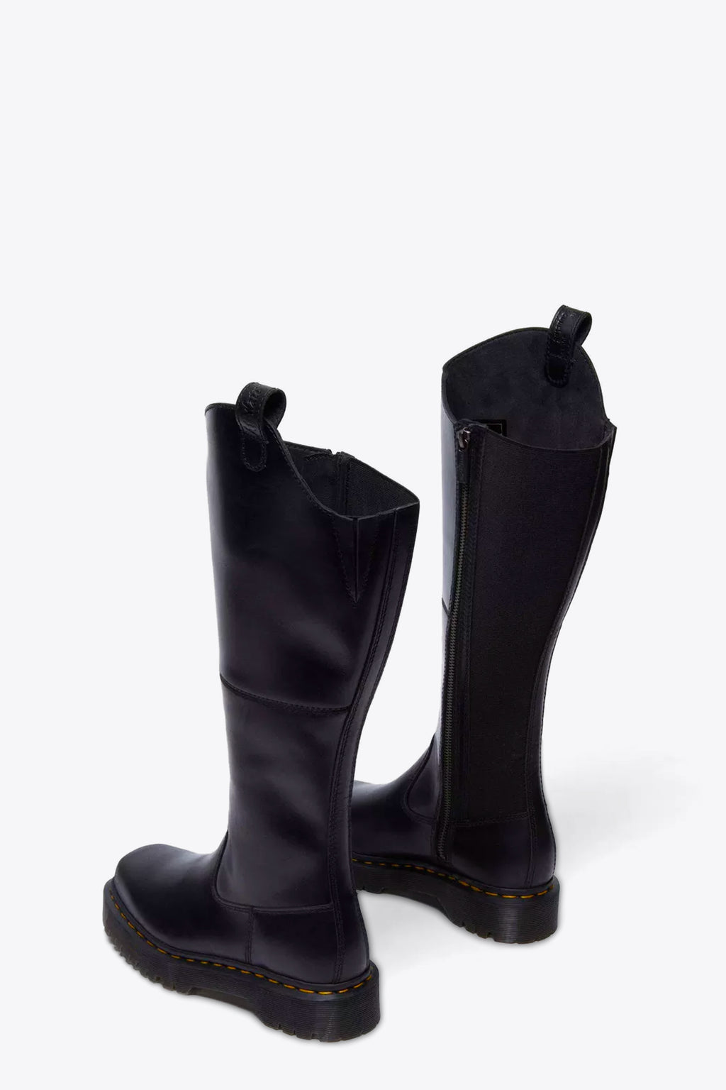 alt-image__Black-leather-high-boots-with-squared-toe---Amaayah-Hi-